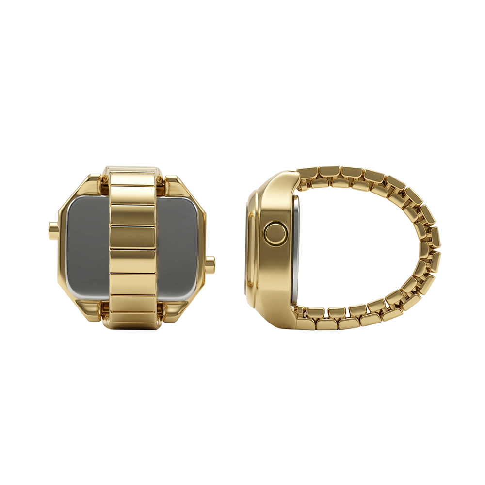 RELOGIO ANEL DIGITAL LDGM066L22A DOURADO - LINCE RELÓGIOS