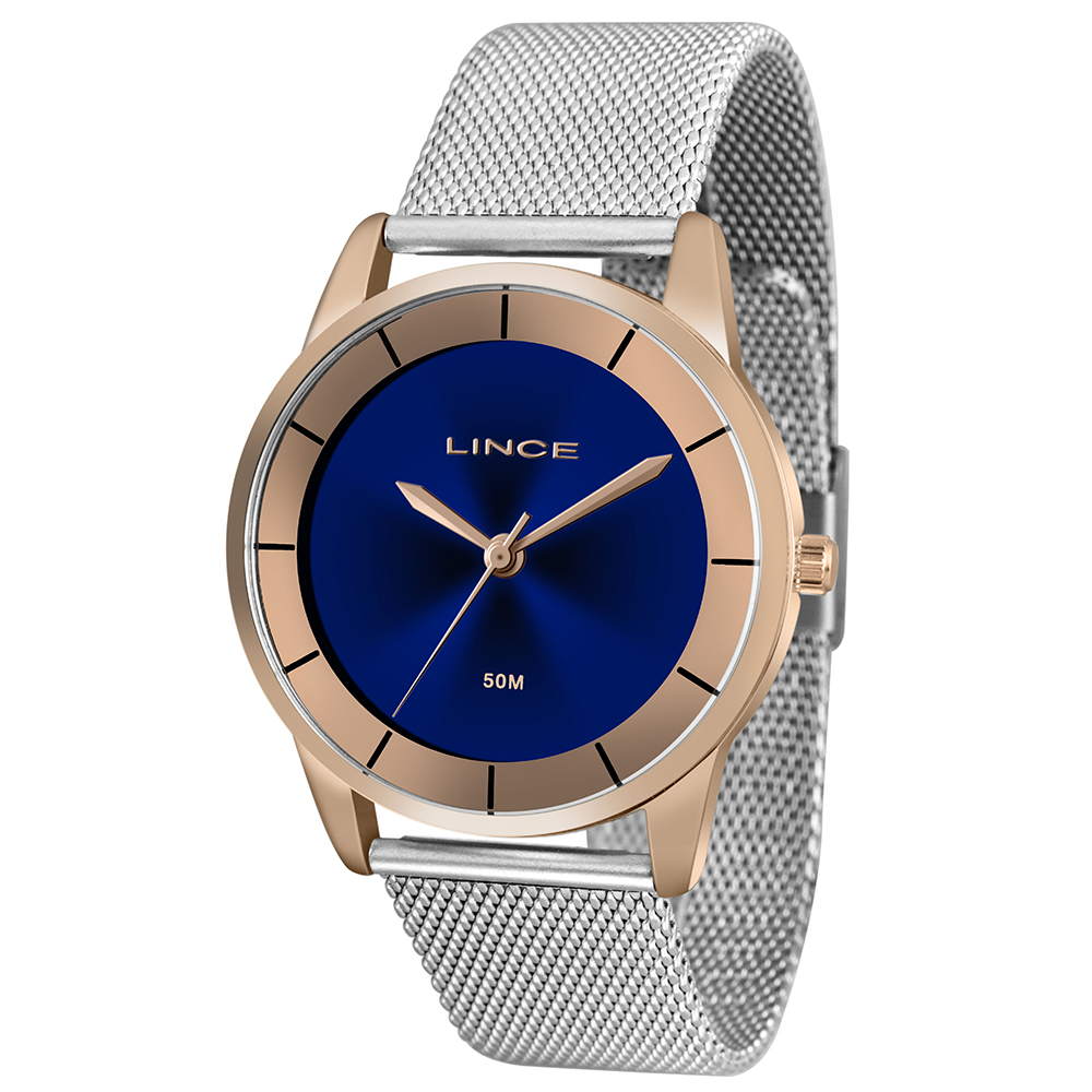 RELOGIO URBAN FEMININO ANALOGICO LRT4515L ROSEGOLD - LINCE RELÓGIOS