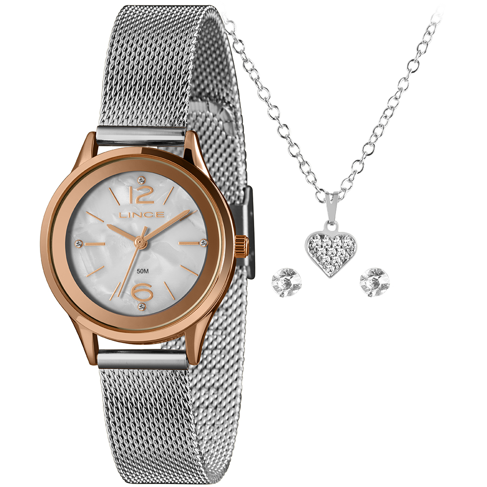 RELOGIO CLASSIC FEMININO ANALOGICO LRTH182L30 ROSE GOLD - LINCE
